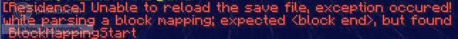 Error Residence