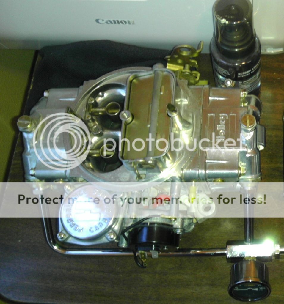 For Sale Holley 750cfm 4160 Dual Feed Polished Carb Fuel Rail